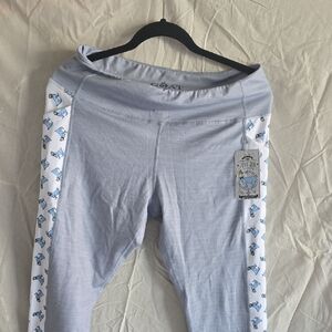 Gray and White Women's Leggings